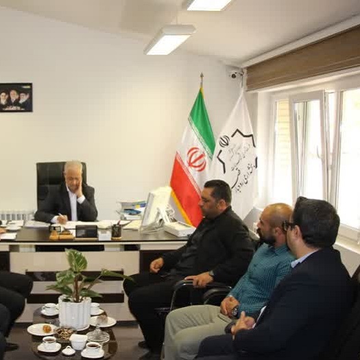 دیدار دهیار و شورای اسلامی روستای زردبند با بخشدار